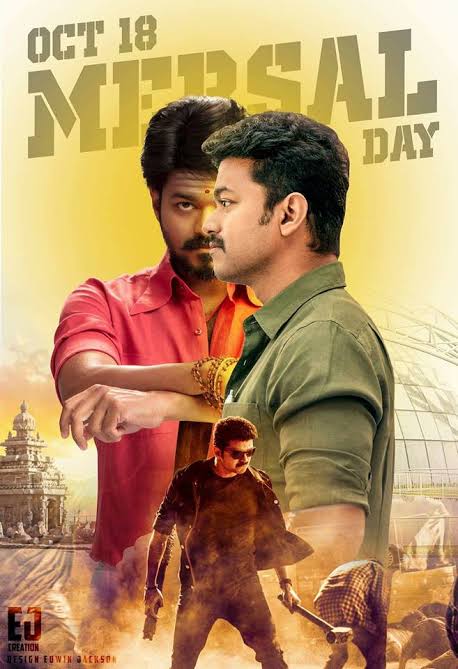 Mersal (2017) New South Full Movie Fan Dubbed [Hindi (Fan Dubbed) And Tamil] Esub [No Ads] BluRay HD